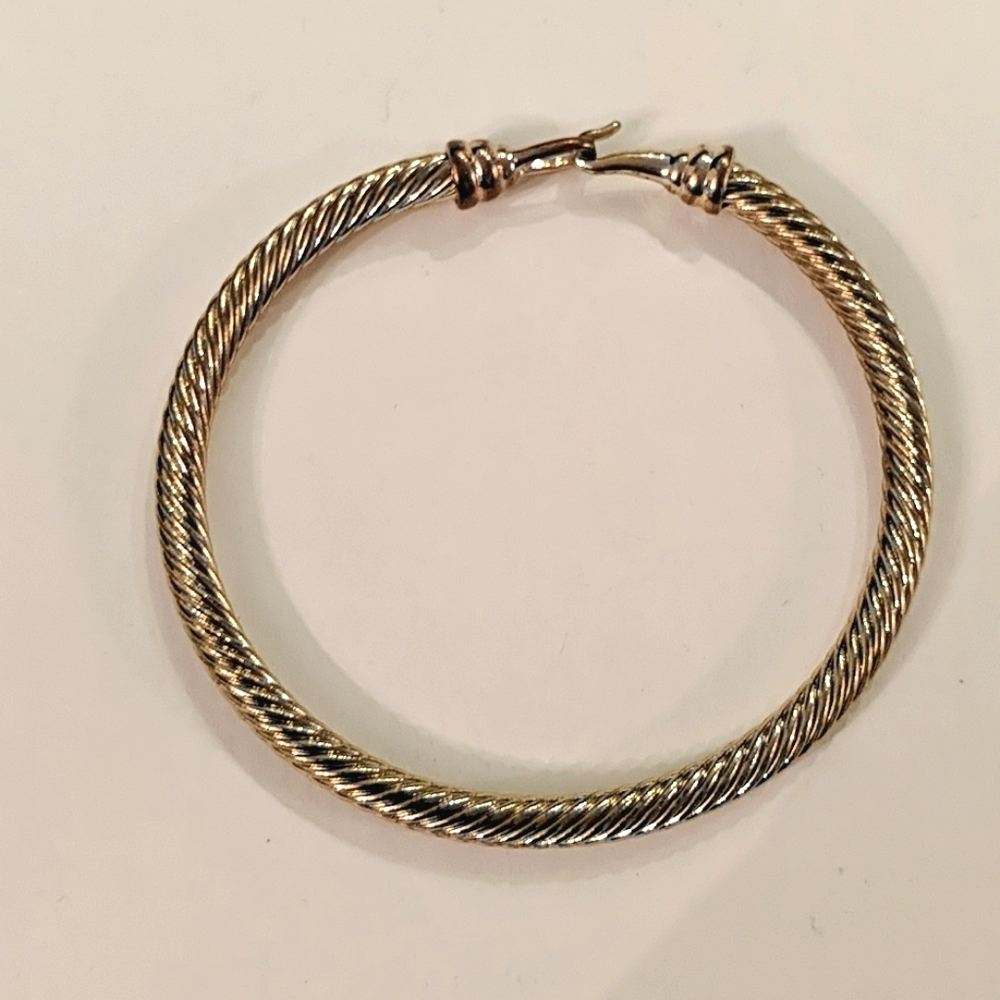 Gold plated Rope Bangle
